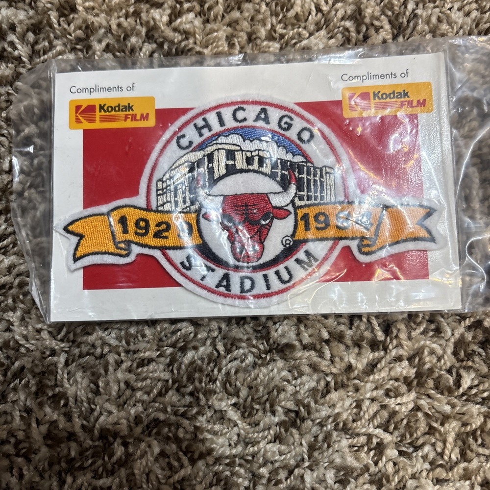 Vintage 1929-1994 Chicago Bulls Stadium Patch Brand New Unused